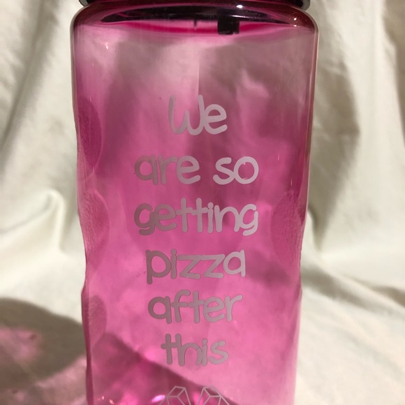 “We are so getting pizza after this” Water bottle - Picture 2 of 4